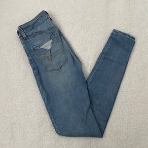 American Eagle Light Blue Skinny Jeans